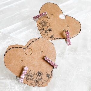 ✨Topaz hoop Earrings✨ s925 stem